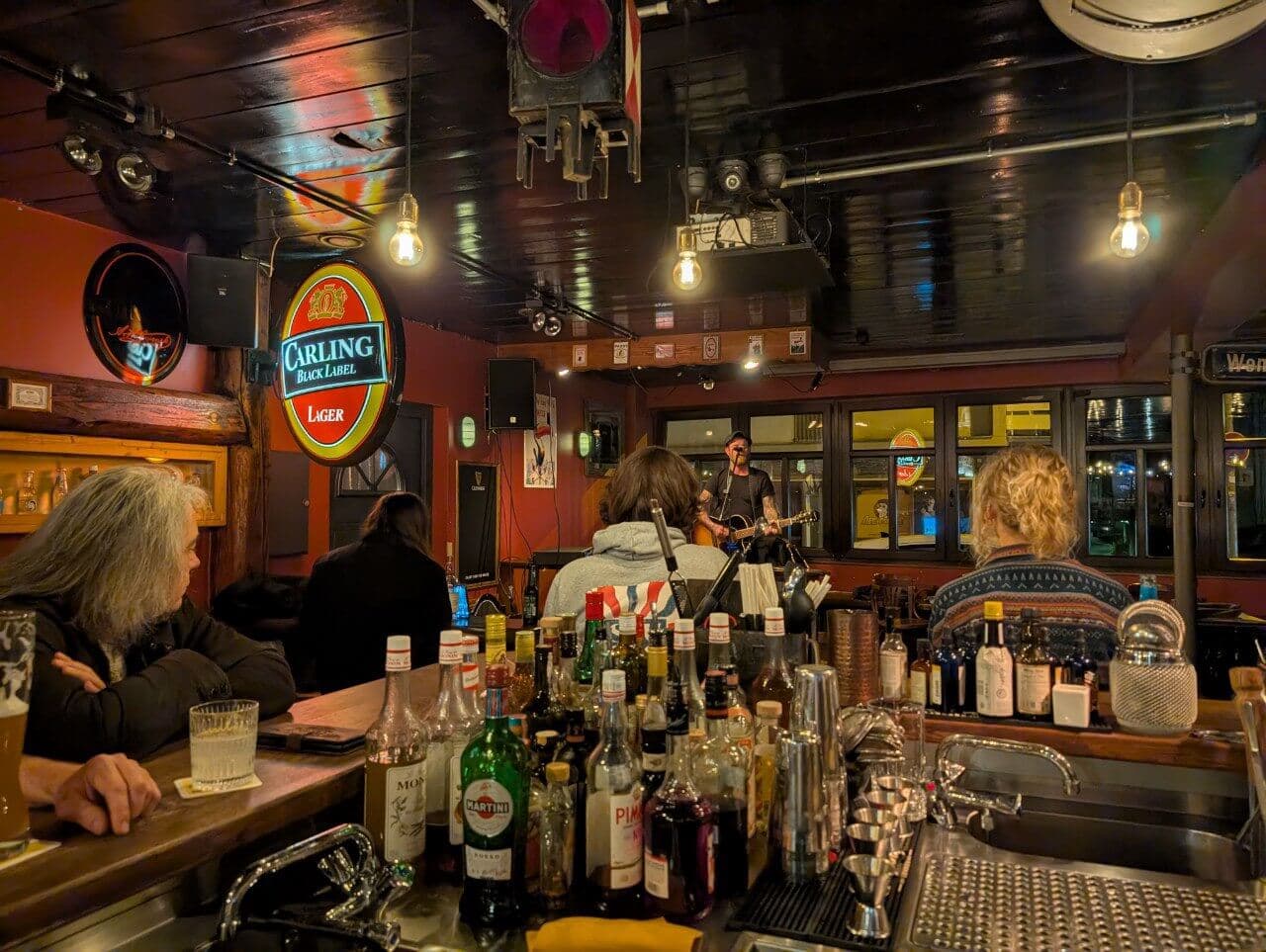 Veranstaltungsbühne im Irish Pub St. Wendel